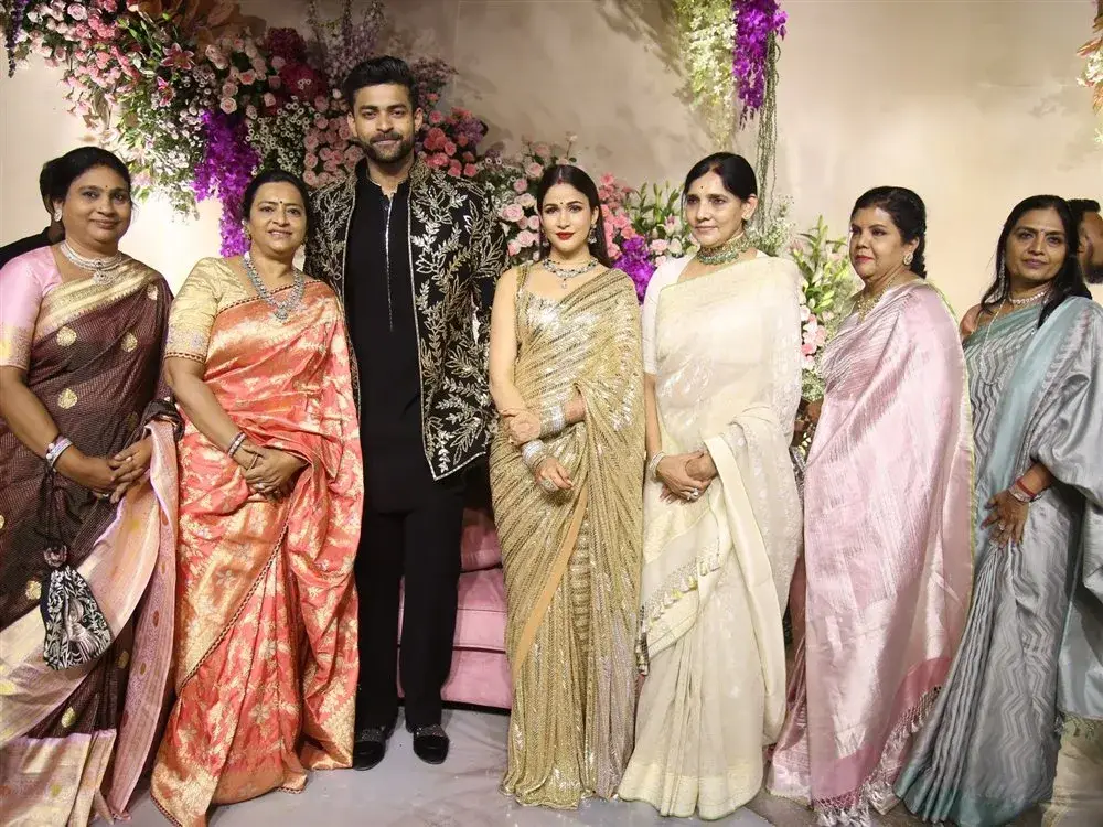 Varun Tej Lavanya Tripathi Wedding Reception Images